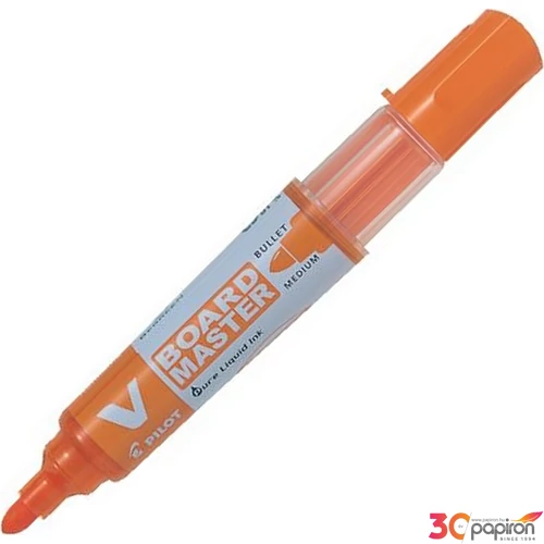 Táblamarker patronos Pilot V-Board Maste 2, 3mm kerek hegyű narancs Írószerek PILOT WBMA-VBM-M-O-BG