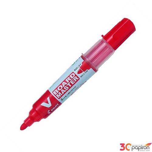 Táblamarker patronos Pilot V-Board Maste 2, 3mm kerek hegyű piros Írószerek PILOT WBMA-VBM-M-R-BG