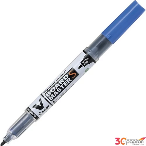 Táblamarker patronos Pilot V-Board Maste S/0,8mm kerek hegyű kék Írószerek PILOT WBMA-VS-UF-L-BG