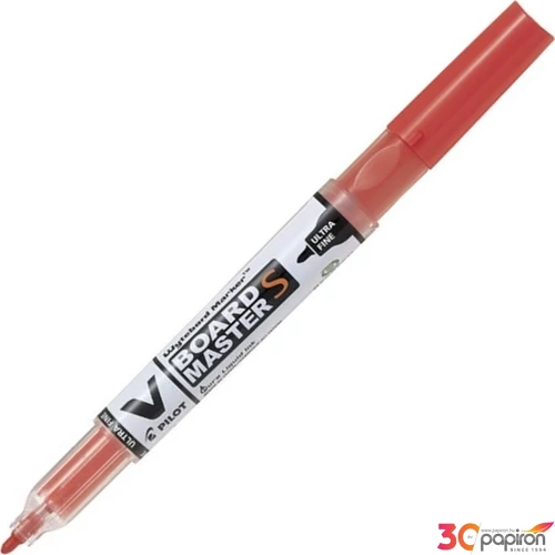 Táblamarker patronos Pilot V-Board Maste S/0,8mm kerek hegyű piros Írószerek PILOT WBMA-VS-UF-R-BG