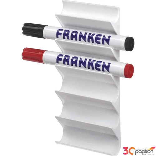 Táblamarker tartó mágneses 6db marker tárolására alkalmas Franken, fehér