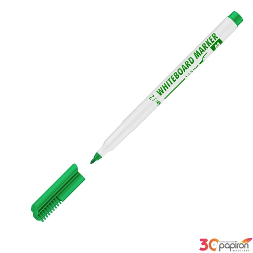 Táblamarker Whiteboard M zöld táblafilc, flipchartmarker irodaszer