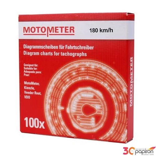 Tachográf korong 180km/h 100db/csomag TACHO180