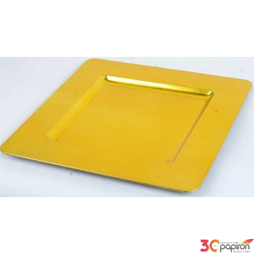 Tál műanyag kerek - szögle33cm talaló kerek-szögletes kivitelben lime zöld-sárga