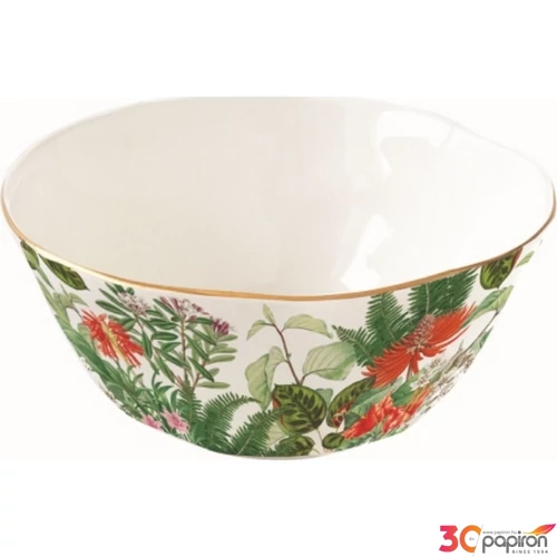 Tál porcelán 12cm, Exotica Porcelántál fedővel