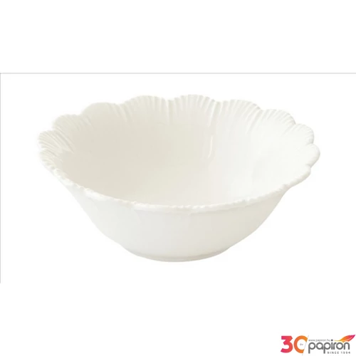 Tál porcelán 12cm, Fleuri white Porcelántál fedővel