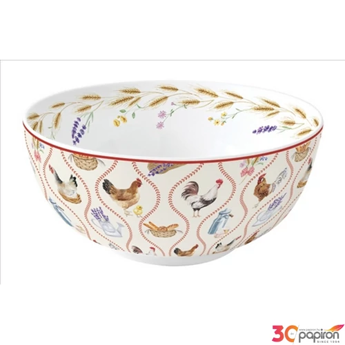 Tál porcelán 15cm, Country Life Porcelántál