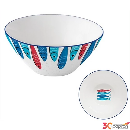 Tál Porcelán 22,5cm, Sardine's Party Porcelántál
