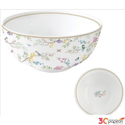 Tál porcelán 23cm, Birds Melody Porcelántál