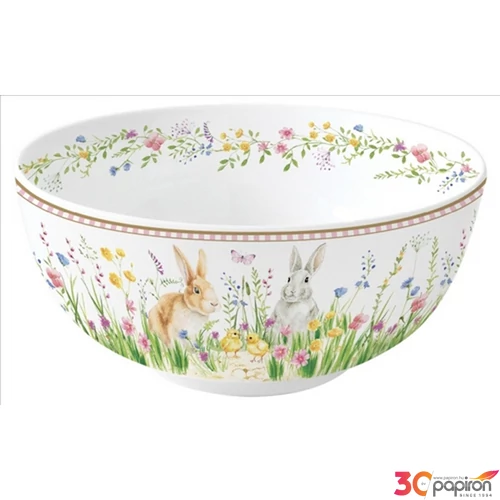Tál porcelán 23cm, Happy Easter Porcelántál