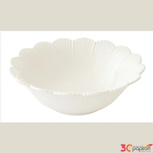 Tál porcelán 24cm, Fleuri white Porcelántál