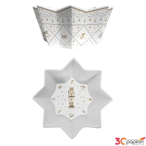 Tál Porcelán karácsonyi 20cm, Royal Nutcracker dobozban