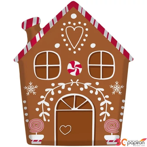 Tál Porcelán karácsonyi 21x25,5cm, Gingerbread dobozban