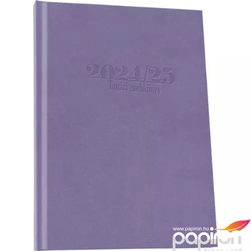 Tanári zsebkönyv 2024/25 145x205mm, 160 oldal, lila színű Realsystem 2024 kollekció! 5311-32