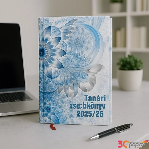 Tanári zsebkönyv 2025/26 145x205mm, fraktál mintás Realsystem   kollekció 5311-62