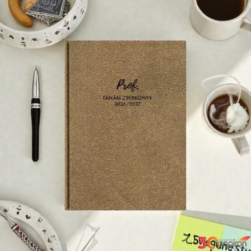 Tanári zsebkönyv 2026/27 A/5 Heti P100 Arany Bubble TopTimer naptár kollekció 27P100 T-A15