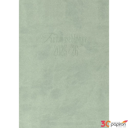 Tanítói zsebkönyv 2025/26 heti 145x205mm, mentol színű Realsystem   kollekció 5317-09