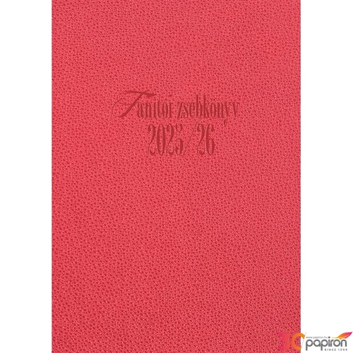 Tanítói zsebkönyv 2025/26 heti 145x205mm, piros színű Realsystem   kollekció 57932243