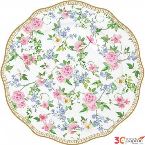 Tányér desszertes kerámia 20cm Garden Joy