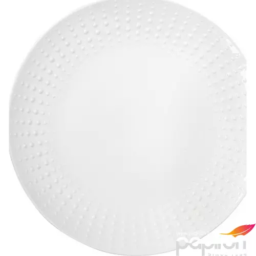 Tányér desszertes porcelán 21cm,Drops White