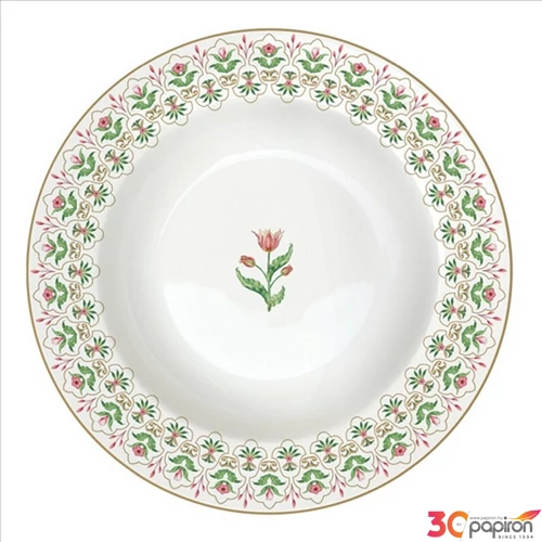 Tányér mély porcelán 21,5cm, Botanic Chic
