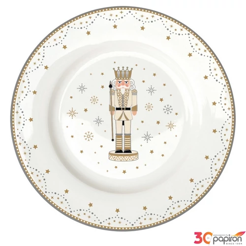Tányér porcelán karácsonyi 19cm, Royal Nutcracker