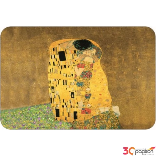 Tányéralátét műanyag 45x30cm, Klimt:The Kiss