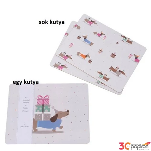 Tányéralátét parafa 2db-os 40x30cm,tacsis Trilly