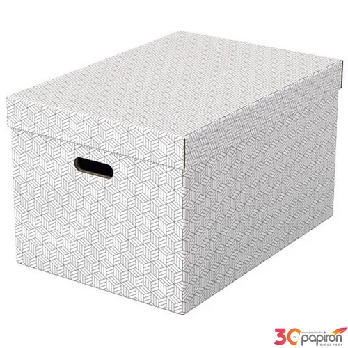 Tárolódoboz Esselte L méret, Home, fehér Csomagolás, tárolás Dizájn tárolódobozok