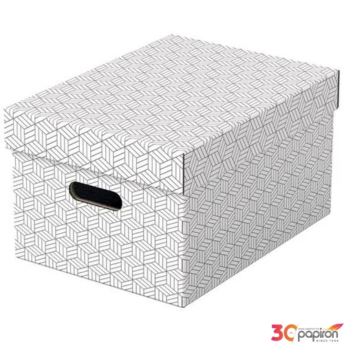 Tárolódoboz Esselte M méret, Home, fehér Csomagolás, tárolás Dizájn tárolódobozok