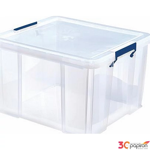 Tárolódoboz műanyag 48 liter átlátszó, Fellowes, ProStore IFW77309