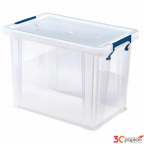 Tárolódoboz műanyag Fellowes átlátszó, 18,5 liter, ProStore