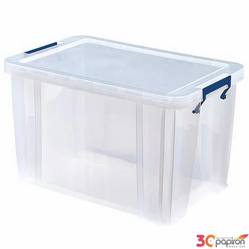 Tárolódoboz műanyag Fellowes átlátszó, 26 liter, ProStore