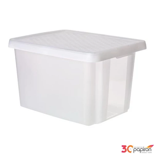 Tárolódoboz tetőve 45 áttetsző CURVER Essentials