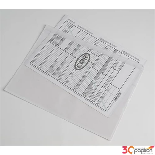 Tasak dokufix LC/4 325x230mm szilikonos polietélén csomagkisérő tasak Postázó okmánykisérő tasakok