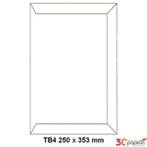 Boríték 1 TB/4 szilikonos 5cm gascofil szálerősített redőstalpas barna IBI18