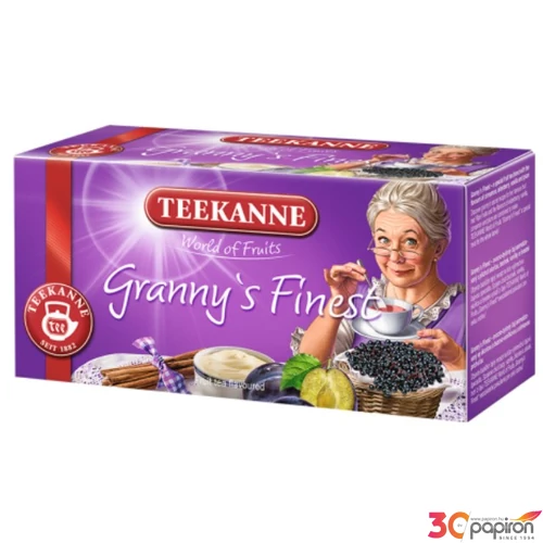 Tea Teekanne gyümölcstea WOF GRANNYS FINEST szilvás-fahéjas 20x2,5g