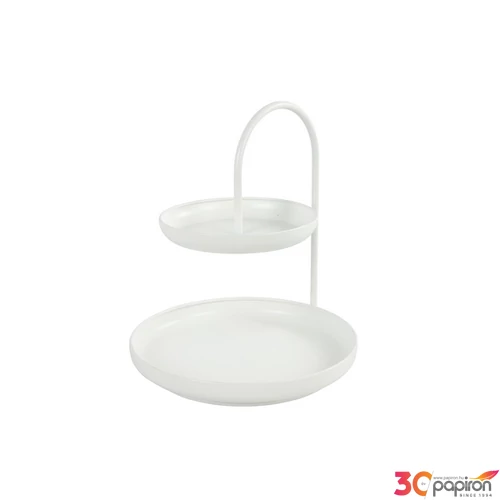Kínálótálca 2 emeletes Etagere rd Perks S white SDDST53
