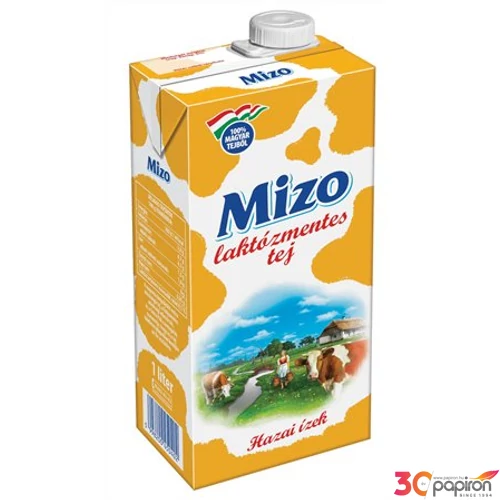 Tej tartós Mizo 1L Laktózmentes, visszazárható KHTEJLAK
