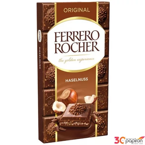 Tejcsokoládé 90 g FERRERO ROCHER Prémium mogyorós töltelékkel