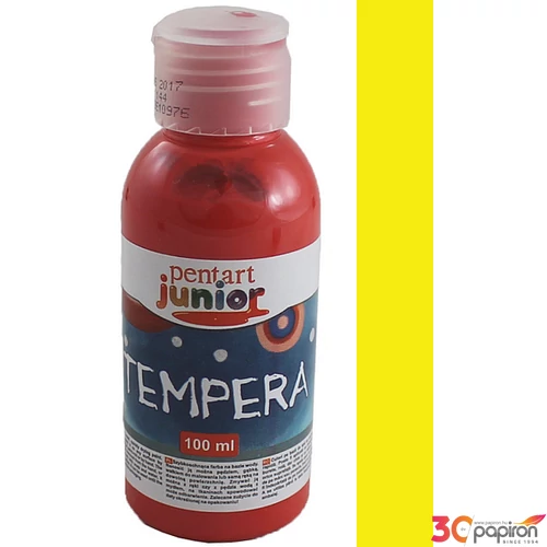 Tempera 100ml Pentart junior sárga