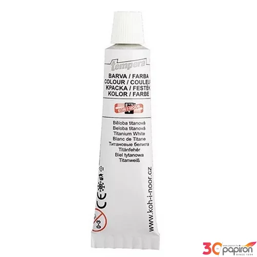 Tempera 16ml fehér tubusos  iskolaszer- tanszer