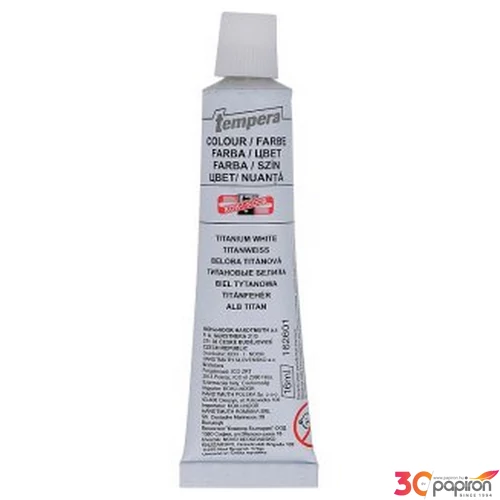 Tempera 16ml fehér tubusos Süni - Koh-I-Noor 162601 - iskolaszer- tanszer