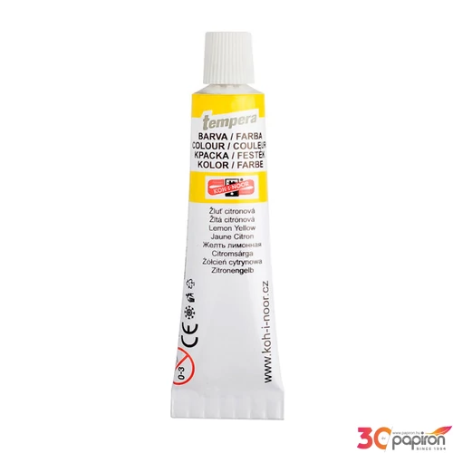 Tempera 16ml KOH 162602 Koh-I-Noor citromsárga iskolaszer- tanszer
