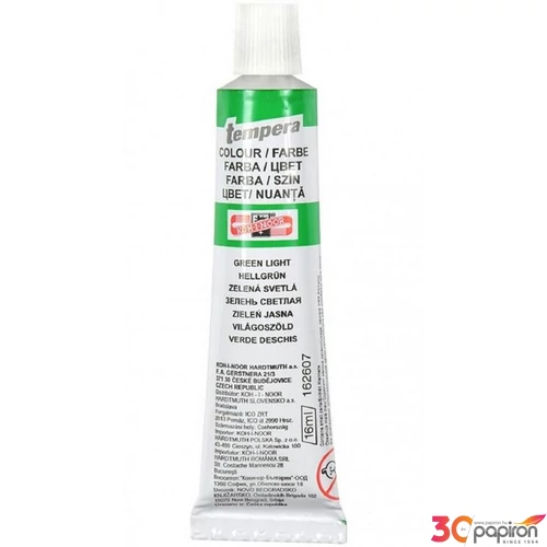 Tempera 16ml KOH 162607 Koh-I-Noor cinóber v.zöld iskolaszer- tanszer