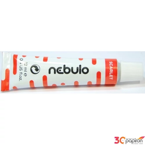 Tempera 12ml Nebulo piros