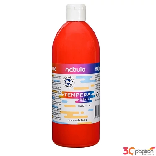 Tempera 500ml Nebulo piros 