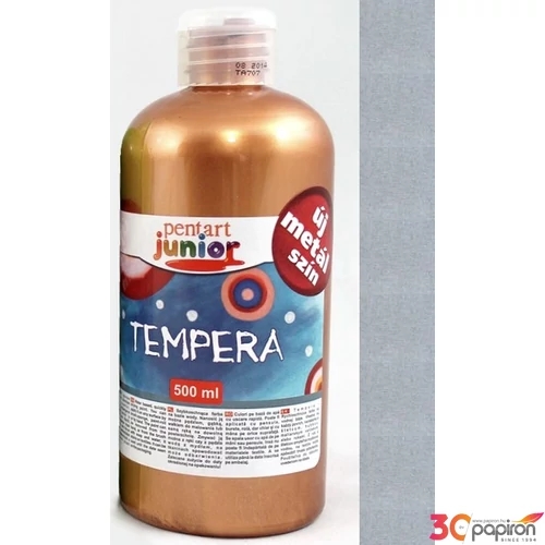 Tempera 500ml Pentart junior ezüst