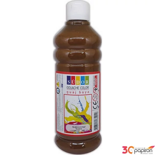 Tempera barna Südor 500ml-es Iskolaszerek SUDOR LDAC0018