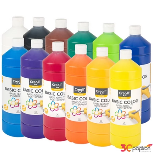 Tempera készlet 12x500ml vegyes magas fedőképesség, jó tapadás